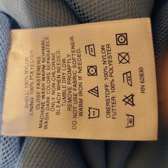 Lands end mens size large insulated mesh back full zip down jacket - Picture 8 of 8